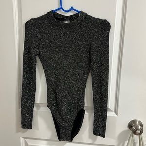 H&M glittery bodysuit